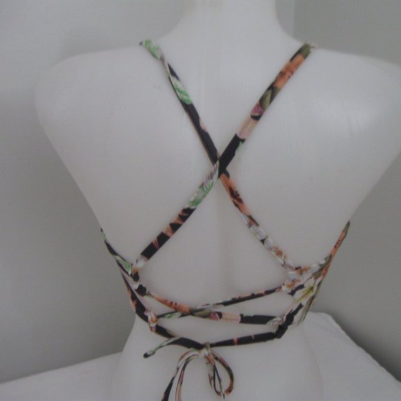 Shade & Shore 34D Bikini Push Up tropical NEW - Picture 5 of 8